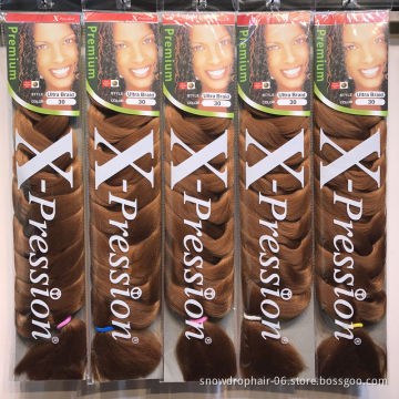 Private Label Yaki Ombre Wholesale Jumbo Hair Extensions Bulk Attachment For Braids Expression Synthetic Braiding Hair